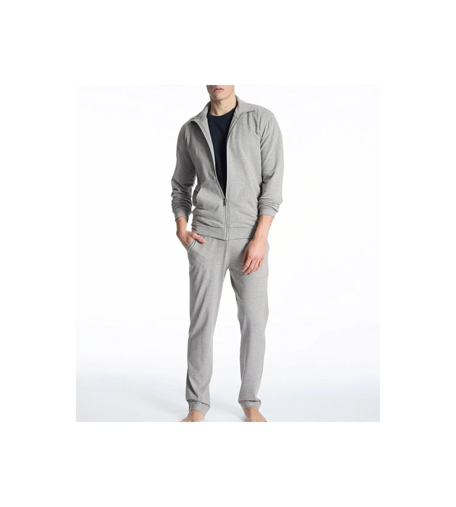 Zippered Remix Basic Loungewear - CARBON MELE Calida | Lingerie Sipp