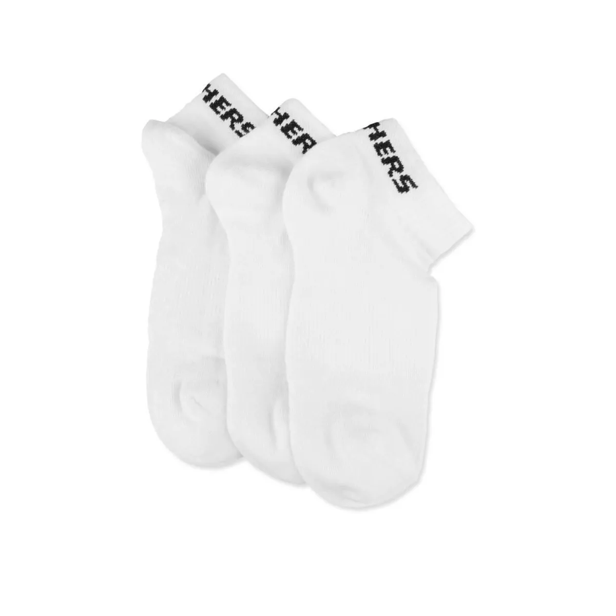 White SKECHERS socks.