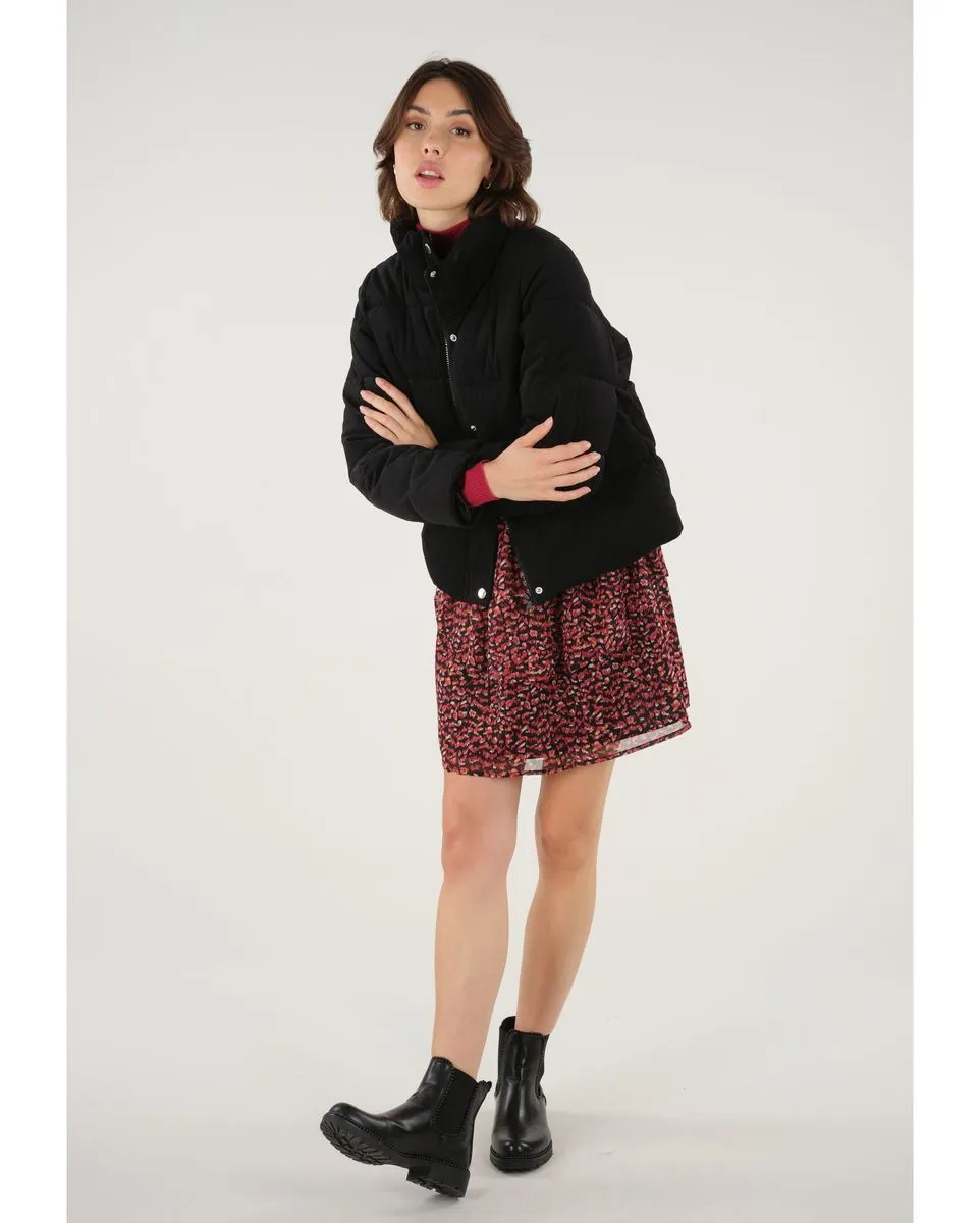 Women's Hooded Puffer Jacket RENATELLA JK W Black